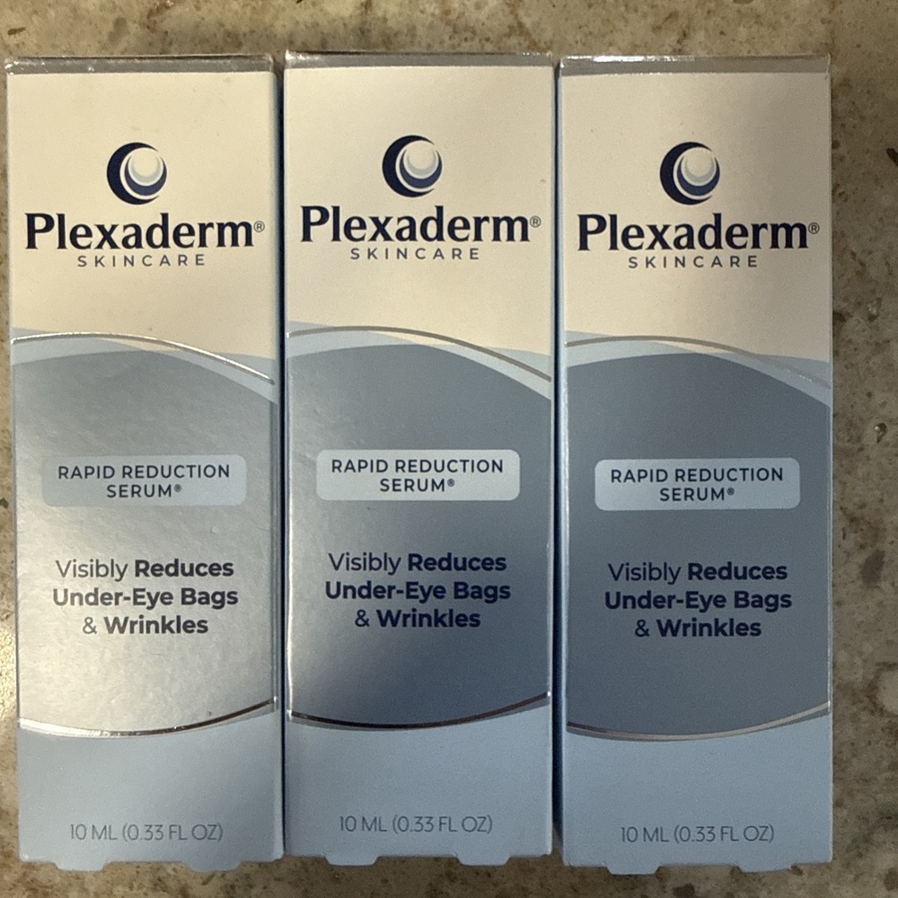 Plexaderm Rapid Reduction Serum 10 ml .33 oz - 3 Pack